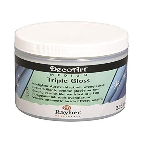 Rayher Triple Gloss - Vernice per interni, confezione da 236 ml (articolo 38067000) (1/2)