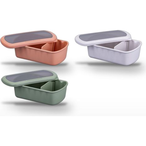 Lot de 3 lunch box 1L avec compartiments Fackelmann Storage (1/5)