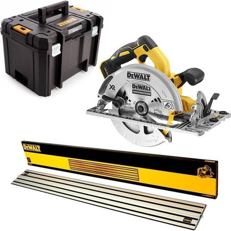 Dewalt DCS572NT 18v XR Brushless 184mm Circular Saw Plunge Base+ 1.5m Guide Rail