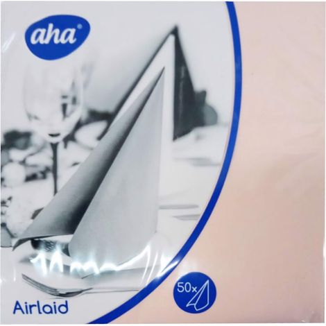 Airlaid-Servietten 40x40, rosa, Vliesstoff, 50 Stück