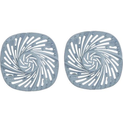 Cache-cheveux pour bonde de douche, grille anti-obstruction, crépine carrée pour lavabo et baignoire.-Blue