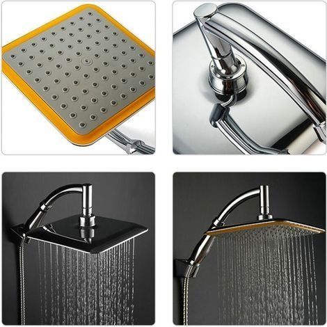Hochdruck-Duschkopf – 360° verstellbar – Robustes ABS-Material – Luftdrucktechnologie – Hochwertiger Regenduschkopf (1/4)
