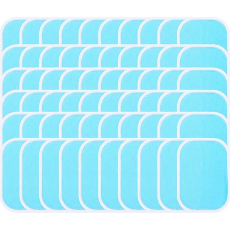 Lot de 60 compresses de gel, recharges pour électrodes, compresses absorbantes, accessoires abdominaux