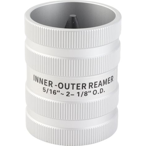 Alésoir intérieur/extérieur pour tubes, outil d'ébavurage ergonomique et précis en alliage d'aluminium pour tubes en acier inoxydable L (1/5)