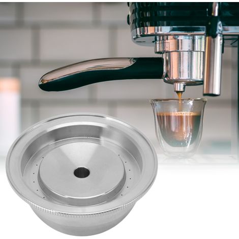 Compatible avec les machines à café NESPRESSO Vertuoplus plus (capsules de café réutilisables, capsules de café en acier inoxydable) (1/5)