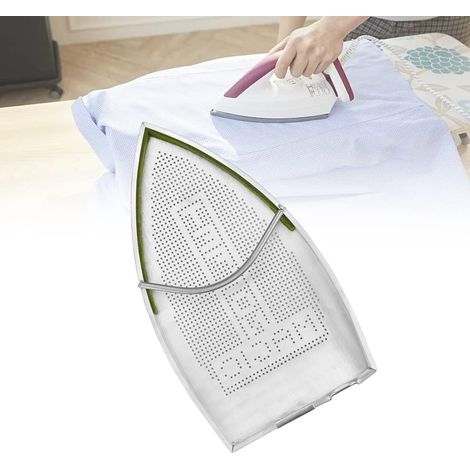 2 Stück Bügeleisenschuh Bügeleisensohle Bügeleisen Sohle Bügelsohlenaufsatz Teflonsohle für Bügeleisen Schutzsohle Bügelschutz (A) (1/5)