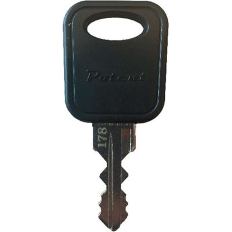 CHIAVE PIATTA POTENT 6000K ORIGINALE - OTTONE NICHELATO - 10 pezzi