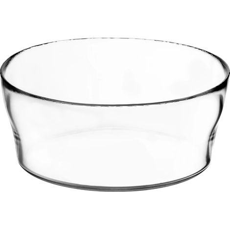 Bol para ensalada, de vidrio, 19 cm de diámetro, apto para diversos platos, diseño minimalista, construcción duradera. (1/5)