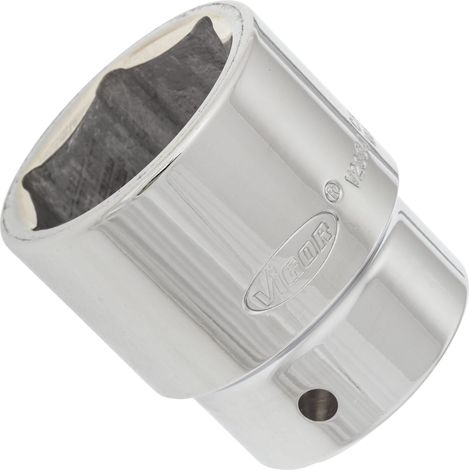 VIGOR Steckschlüsseleinsatz, 3/4 (20 mm) Vierkant hohl, Außen Sechskant Profil, SW 38 mm (1/2)