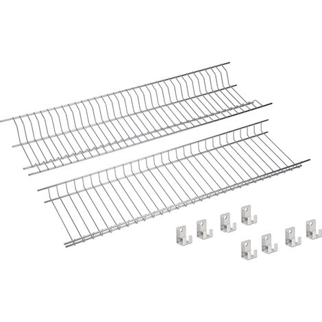 Égouttoir à Vaisselle pour Armoire Mural Inoxydable INOX 75 x 25 x 5 cm