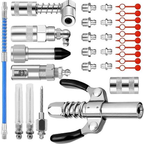 Düse mit flexiblem Adapter, Schmiernippel und Schmiernippel für alle Arten von Fett.