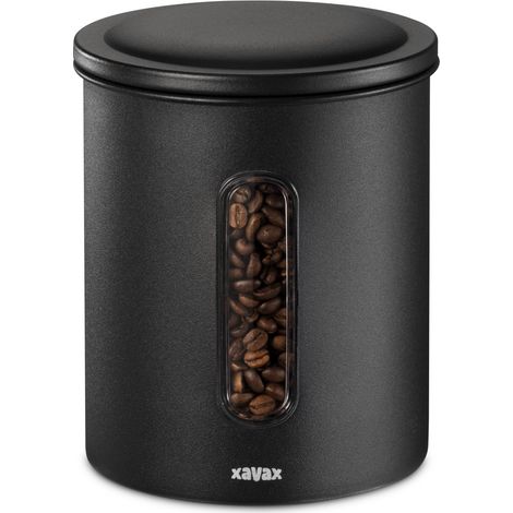 BOÎTE CAFÉ PR 500 G DE GRAINS OU 700 G DE POUDRE, ÉTCHE AIR/ARÔMES, NR XAVAX (1/4)
