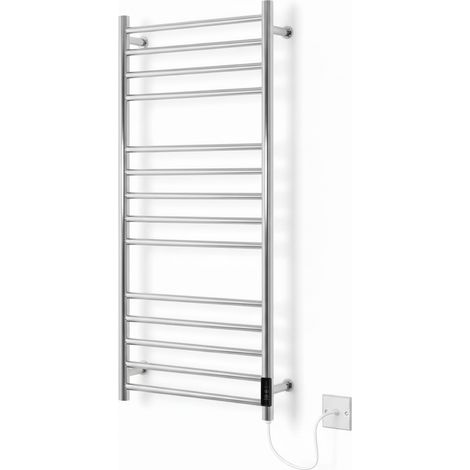 Larne Dry Electric Stainless Steel Towel Rail 1000 mm High 500mm Wide Energy Efficient
