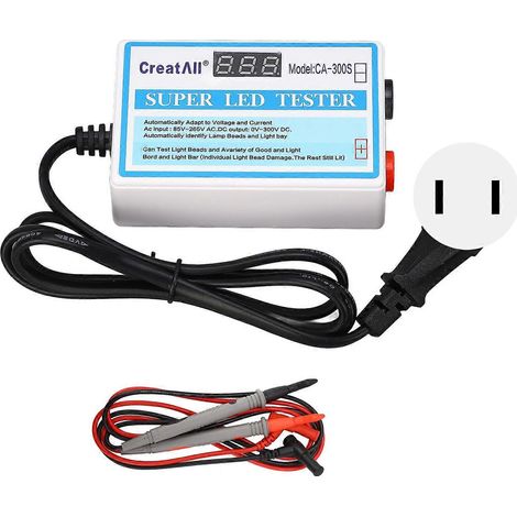 24-W-LED-TV-Hintergrundbeleuchtungstester mit Schalterteststift, LED-Lampenperlen-Lichtleistendetektor, 85–265 V, US-Stecker
