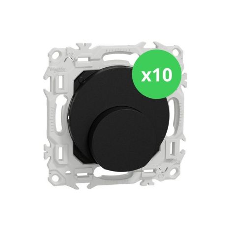 Schneider - Odace 2025 - LOT de 10 Sorties de cu00e2ble - Serre cu00e2ble 6 u00e0 12 mmu00b2 - Noir onyx - Ru00e9f : S940662 x 10 (1/5)