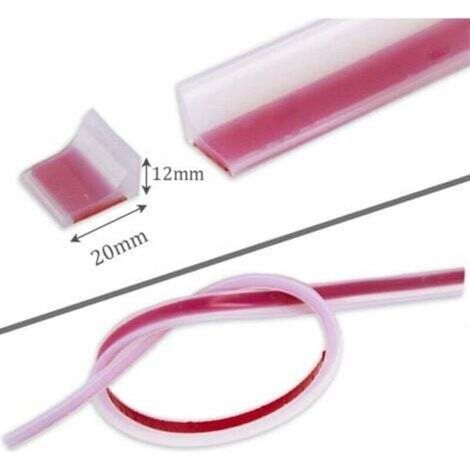 200CM Barriere De Douche Silicone,Barre De Seuil De Douche Anti Débordement Autocollant,Barrage Eau Douche,Seuil Douche Barrage D'eau,Barrière De Douche Pliable Pour Sol De Salle De Bain-noir (1/3)
