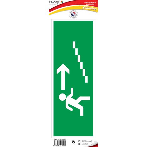 Panneau Escalier montée droite - Vinyle adhésif 330x120mm - 4035901