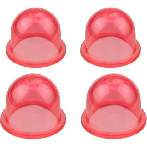Lot de 4 boules d'amorçage pour carburateur. Boules d'amorçage universelles pour essence et bouchons d'huile de carburateur pour tondeuses à gazon, souffleurs de feuilles, débroussailleuses, taille-ha (1/5)