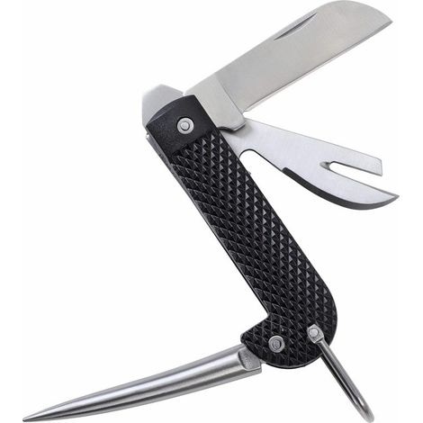 ULEES Marlin Spike Knife – 16.5cm Stainless Steel Rigging Tool – Versatile Sailor Knife with Spike for Boating Camping Rope Work (1/5)