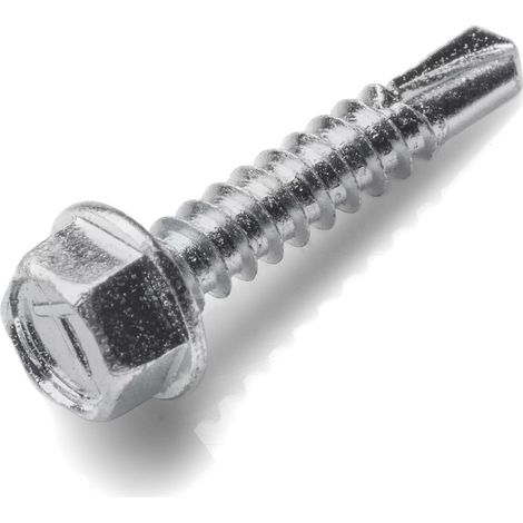 Tornillos autorroscantes OC 4,8x22 mm con arandela T14 - blíster - 25 unidades (1/3)