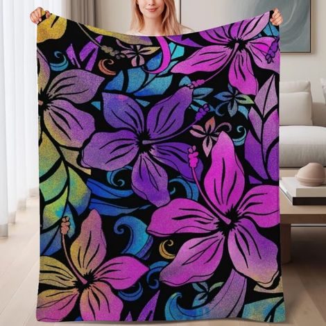 Jeté de canapé doux, chaud et léger, polaire microfibre,6080 pouces (1/4)