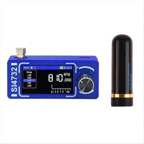 SI4732 Multiband-Funkempfänger 0,5–108 MHz FM AM SSB LSB USB ESP32-S3 mit HF SW MW VHF-Antenne Radio B (1/5)