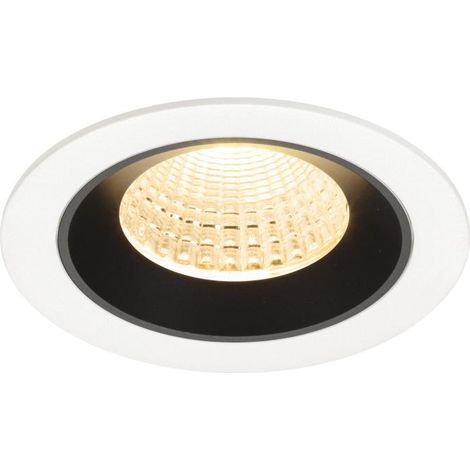 Spot encastré Numinos M blanc/noir 2700K - 55 deg - 1009610