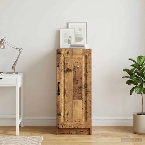 vidaXL Credenza Legno antico 33 x 34,5 x 87 cm Legno ingegnerizzato (1/5)