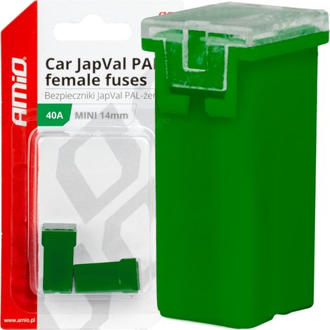 Fusibili per auto femmina Japval PAL, 2 pezzi, 40A, amio-03438 (1/3)