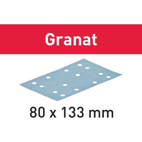 FESTOOL Schleifmittel Granat 80x133 P240 GR/100 - 497124