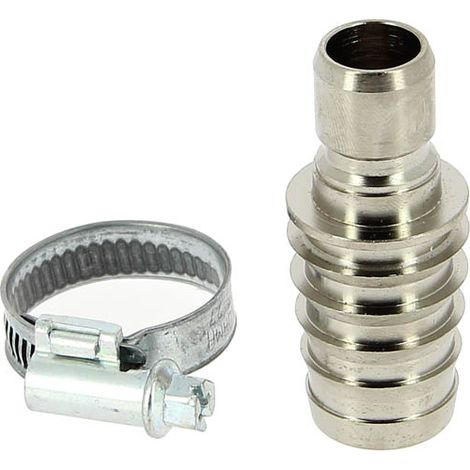 Embout automatique douille annelée pour tuyau 19mm – Raccord rapide étanche – Pour connexions sécurisées en milieux humides (1/2)