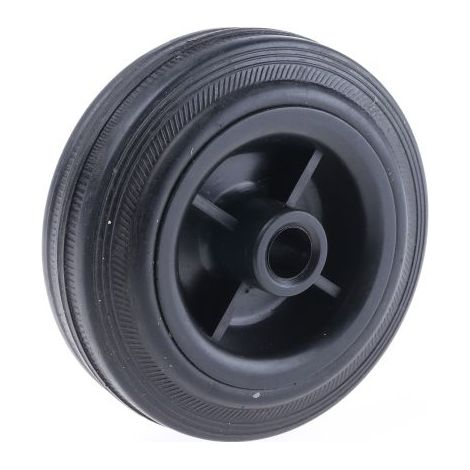 Roue de chariot Pleine Guitel Hervieu Ø 100mm, l. 35mm, Ø alésage 12mm, Alésage lisse, 100kg max ( Prix pour 1 )