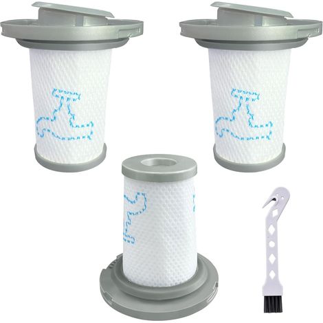 3-teiliges Ersatzfilterset für Rowenta X-Force Flex 8.60 Staubsauger RH9611, RH9637, RH9638, RH9639, Alternative zum Separatorfilter, Ersatzteil ZR009006 mit Reinigungsbürste (1/5)