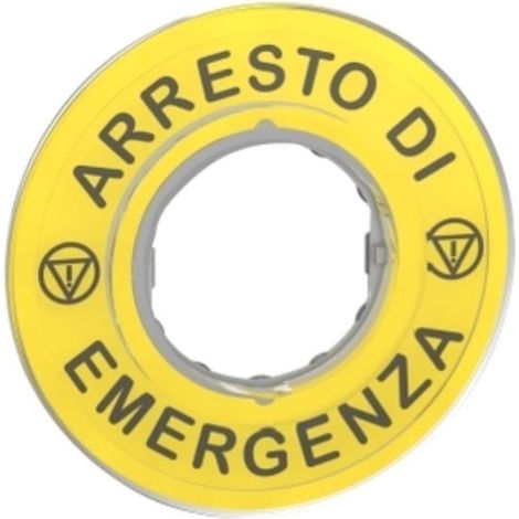 Schneider etichetta arresto emergenza 3d zby9620 (1/5)