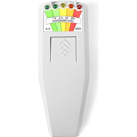 Gaussmètre K2 pour champ électromagnétique (CEM) - Détecteur de rayonnement portable - Moniteur de champ magnétique CEM à 5 LED (1/5)