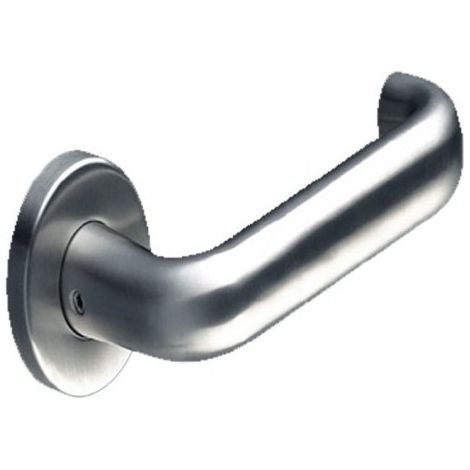 Manivela Puerta Ur4W Inox 304 Inox Roseta