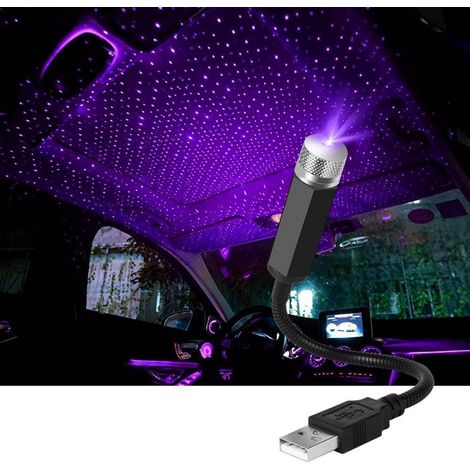 LED Sternenhimmel Projektor für Auto & Zuhause, USB, Biegbar, Lila-Blau (1/5)