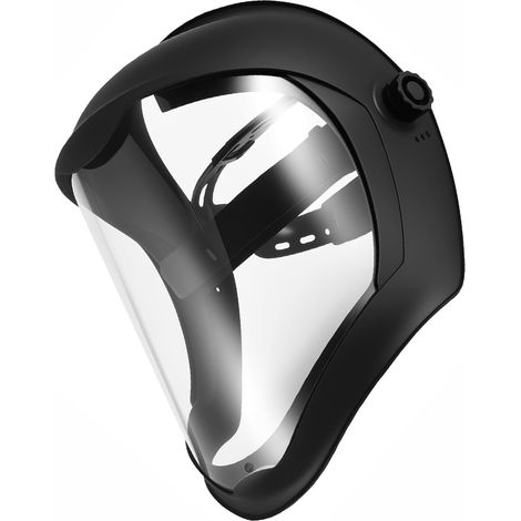 Protection du visage avec gants, visière en polycarbonate teintée pour meulage, coupe, bricolage, atelier et jardinage (1/5)