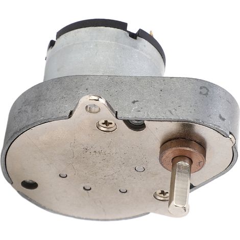 Moteur à engrenages 24 V CC, en alliage d'aluminium, à verrouillage automatique, réduction de vitesse, bobine en laiton, 48E520, 10 tr/min (1/5)