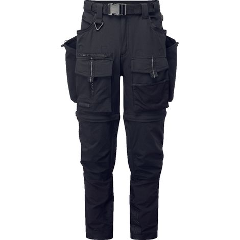 Pantalon Modulable Ultime 3 En 1 - 33 - Noir/jaune - Portwest (1/2)
