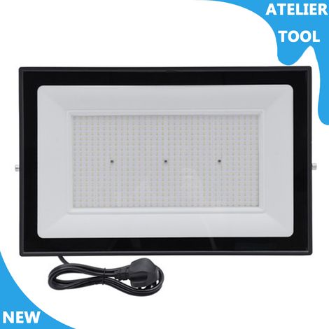 ATELIER Lumière LED blanche 400W Corridor intérieur extérieur rectangulaire Angle réglable Lampe de travail LED 6000K (1/5)