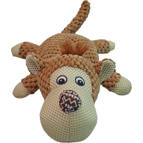 Jouet en peluche Animal résistant aux morsures, Design sonore, apparence mignonne, décoration en peluche pour chiens, animaux de compagnie, singe (1/5)