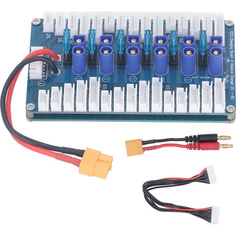 Plateau de charge parallèle 2 à 6S Lipo avec fusible, chargeur équilibreur pour B6 B6AC (1/5)