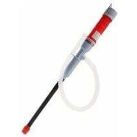 Pompa a sifone elettrica a batteria rossa per il trasferimento di liquidi e acqua, tubo flessibile a sifone a batteria, benzina e carburante, pompa di aspirazione manuale (1/4)