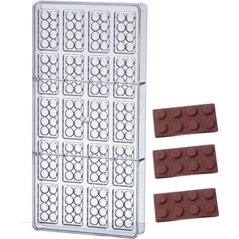 Molde de chocolate hecho de bloques de policarbonato (1/2)
