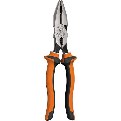 Pince combinée isolée pour électricien, Noir/Orange, 222 mm (1/5)