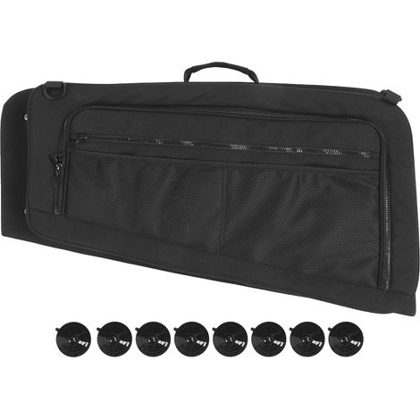 Sac de rangement pour vitres latérales arrière de voiture, ventouse Type 1200D en tissu Oxford, organisateur intérieur multifonctionnel pour conducteur (1/5)