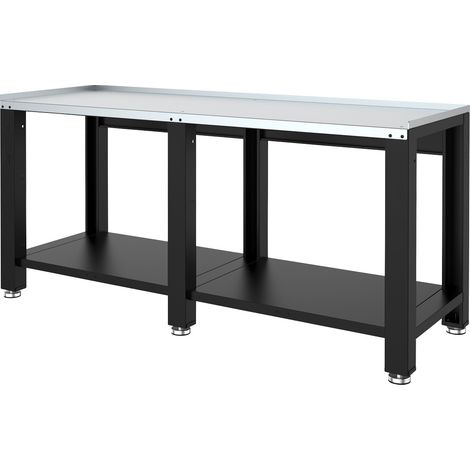 Sealey AP4020GS Premier Storage Heavy-Duty Workbench with Galvanized Steel Worktop 2m