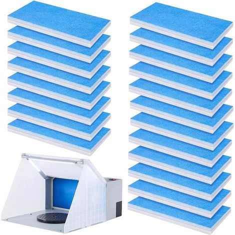 Lot de 20 filtres de cabine de peinture pour aérographe, compatibles avec accessoires de rechange Master//Enterprise (1/5)
