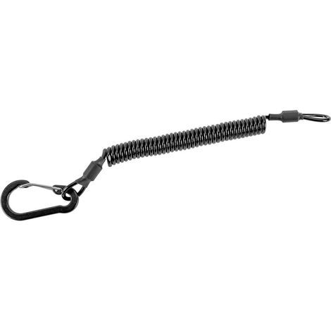 Spiralkabel mit Karabiner (1/4)
